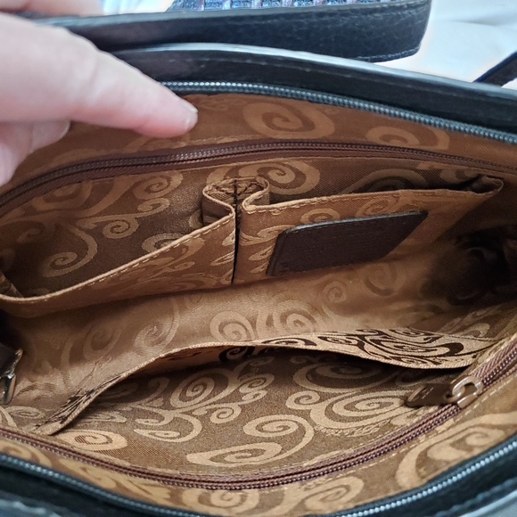 *Sale * Brighton brown leather handbag - Picture 6 of 8